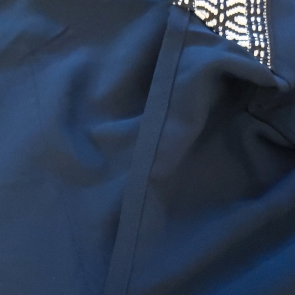 066. Blue White Plus Size Bermuda Sun Tank  Size 4X - Picture 12 of 16